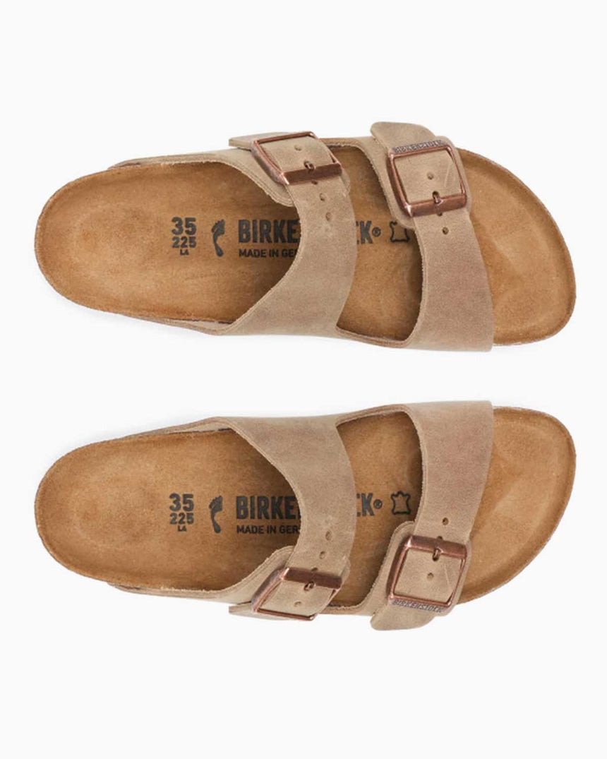 Birkenstock Arizona Leoi Çift Bantlı Erkek Terlik TOBACCO BROWN