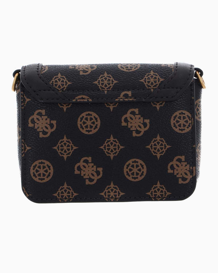 Guess Micro Mini Çapraz Askılı Çanta Mocha Logo