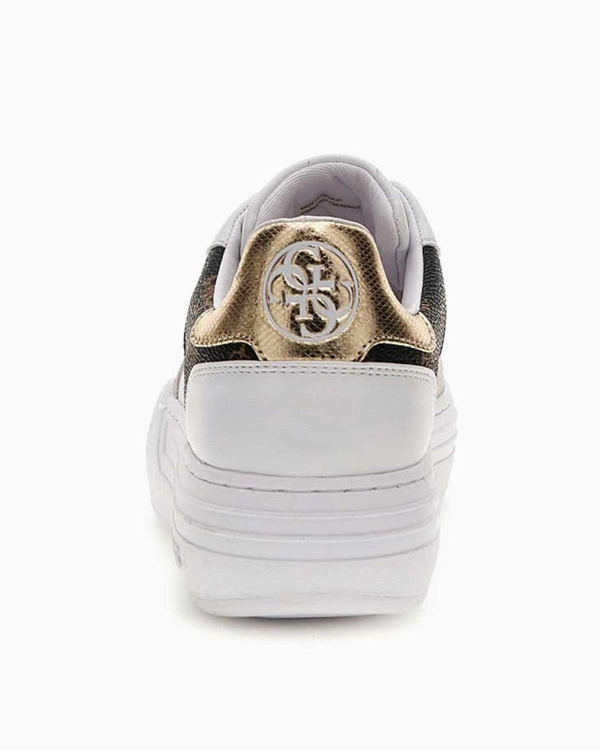 Guess Swole Monogram Logo Detaylı Sneaker White