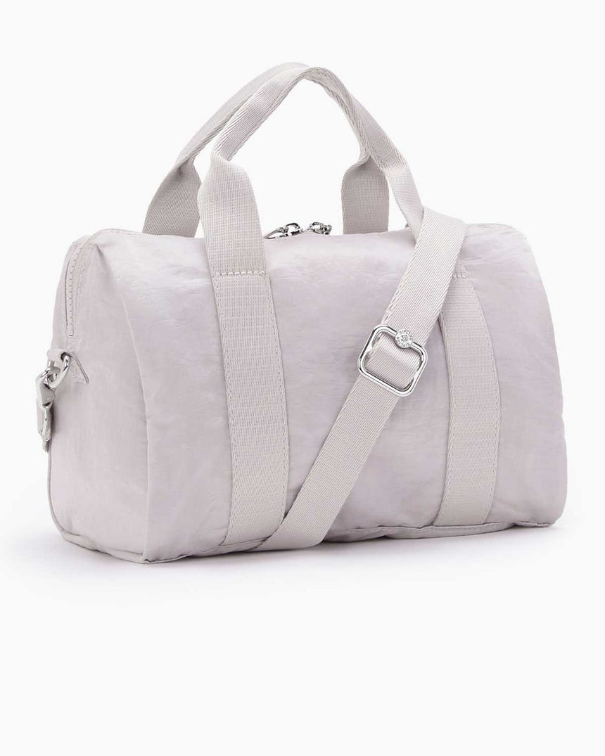 Kipling Bina M Basic Elevated Omuz Çantası Gleam Silver