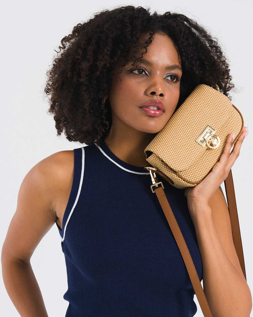 Us Polo Assn Ladies Omuz Çantası Bej - Taba