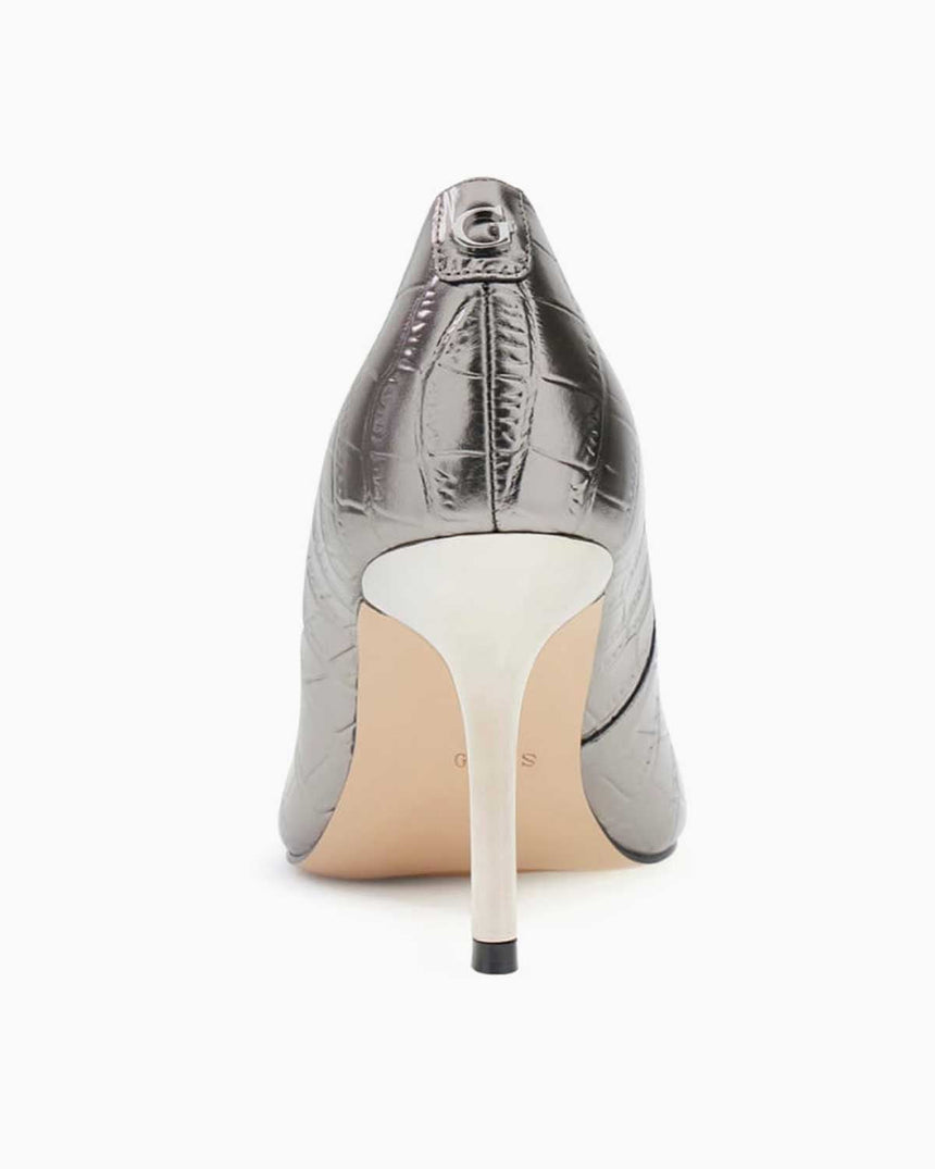 Guess Prindy Kadın Deri 4cm Topuklu Ayakkabı Grey
