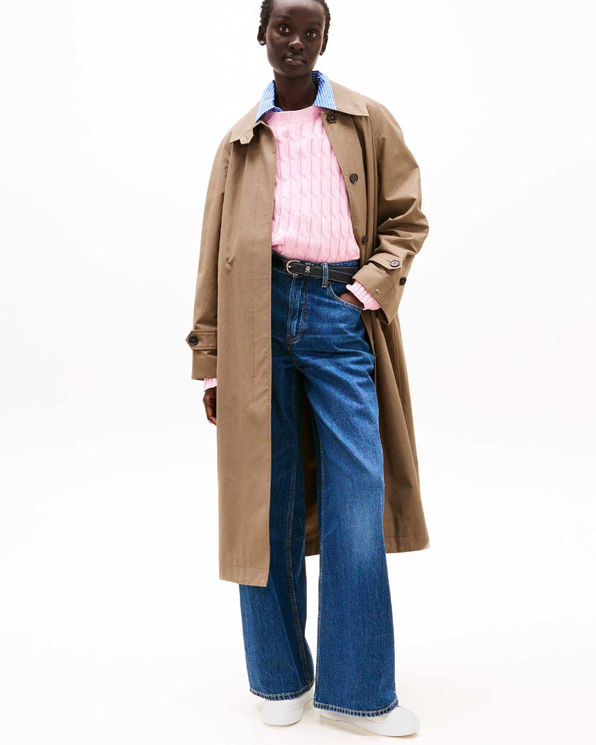 Tommy Hilfiger Chic Court Sneaker Ecru/Breezy Blue