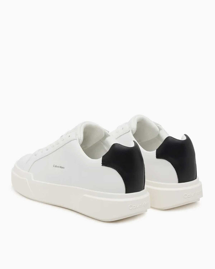 Calvin Klein Minerva Kısa Kalın Topuklu Kadın Sneaker Bright White/Black