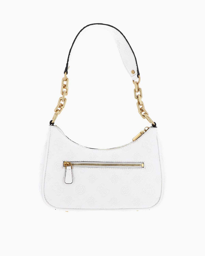 Guess Izzy Peony Zincir Detaylı Omuz Çantası Stone Logo