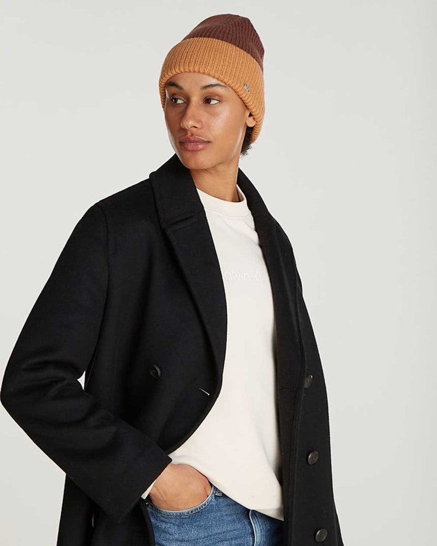 Calvin Klein Metal Two-Tone Chunky Bere Cioccolate Lab/Lion