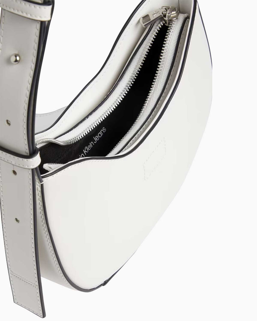 Calvin Klein Off Duty Shoulder Bag Omuz Çantası Lunar Rock/White