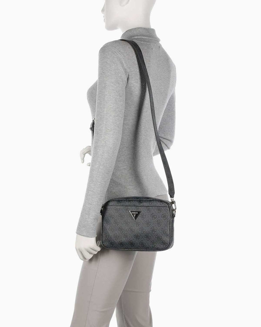 Guess Merıdıan Çapraz Askılı Kadın Çantası Coal Logo