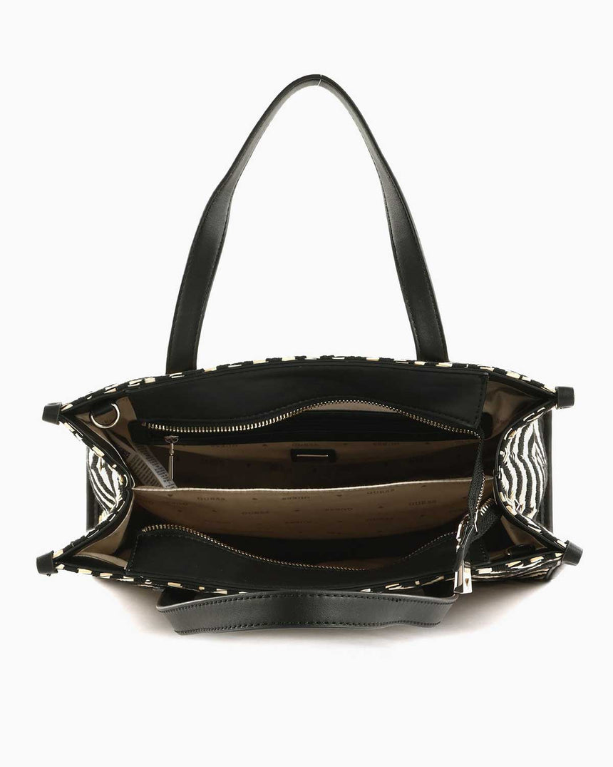 Guess Silvana Compartment El Çantası Black