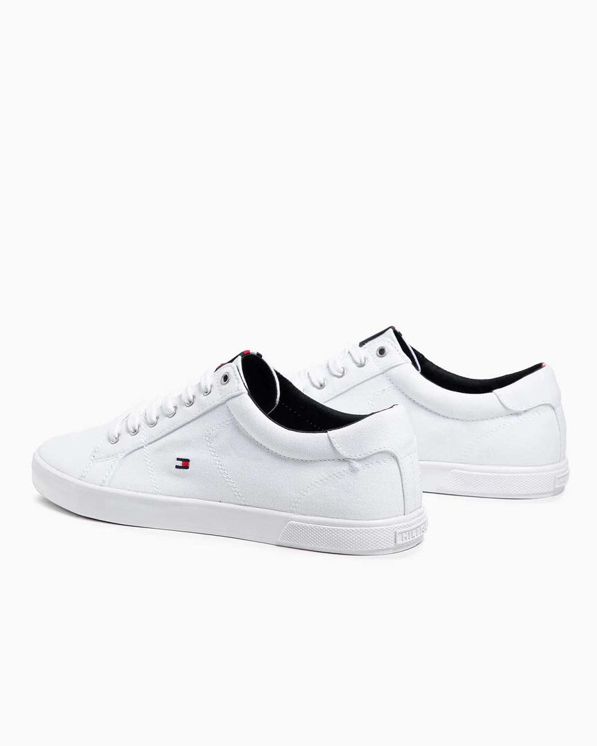 Tommy Hilfiger Iconic Long Lace Sneaker Erkek Ayakkabı Triple White