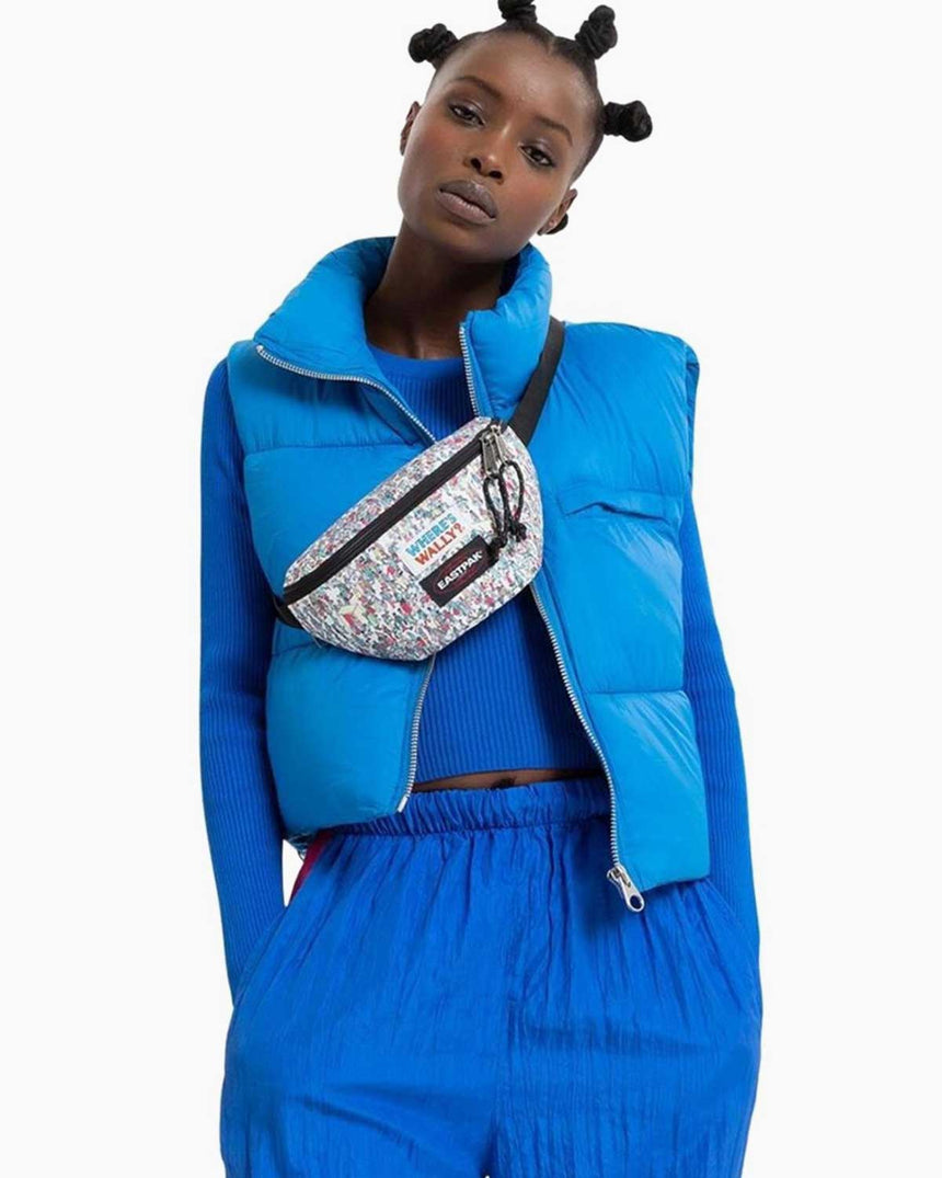 Eastpak Springer Wally Pattern Unisex Bel Çantası Beyaz