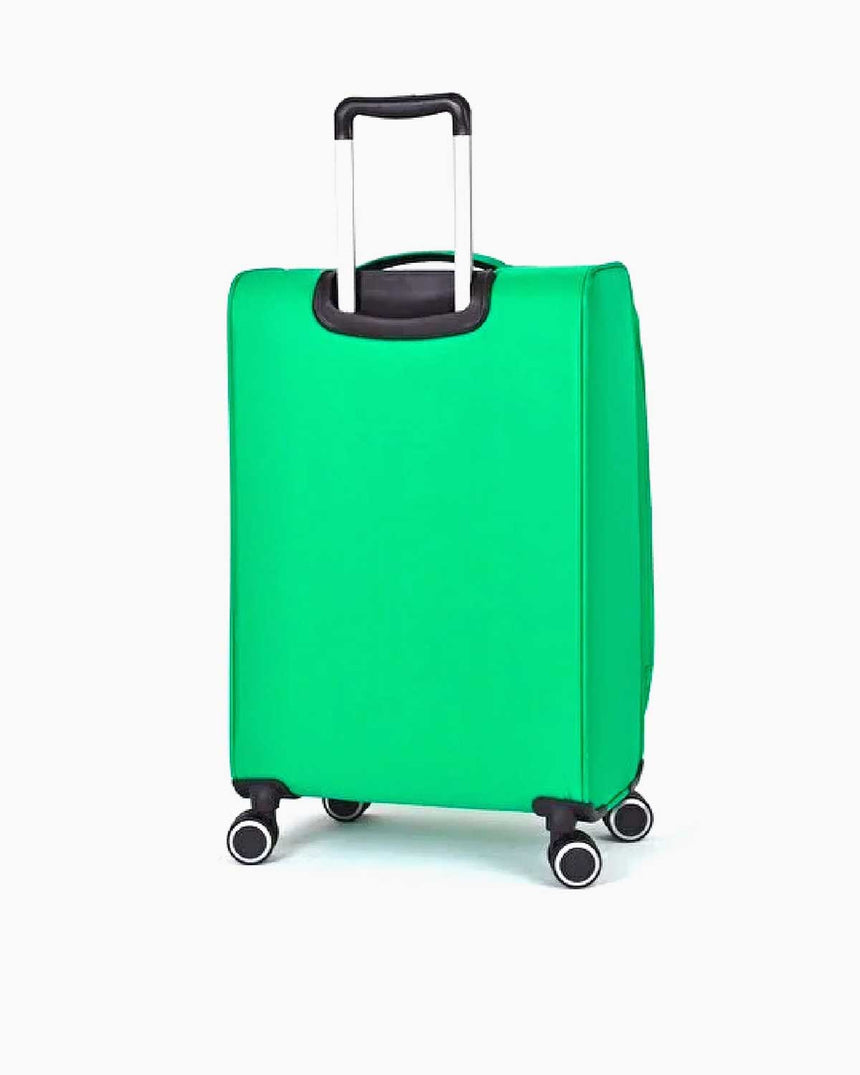 Benetton Logo Detaylı Kabin Boy Kumaş Valiz