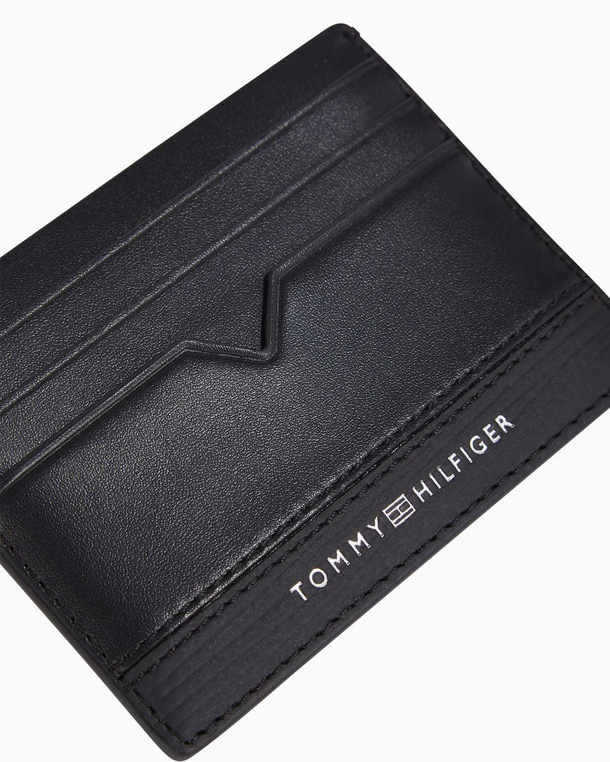 Tommy Hilfiger Business Logo Yazılı Kartlık Black
