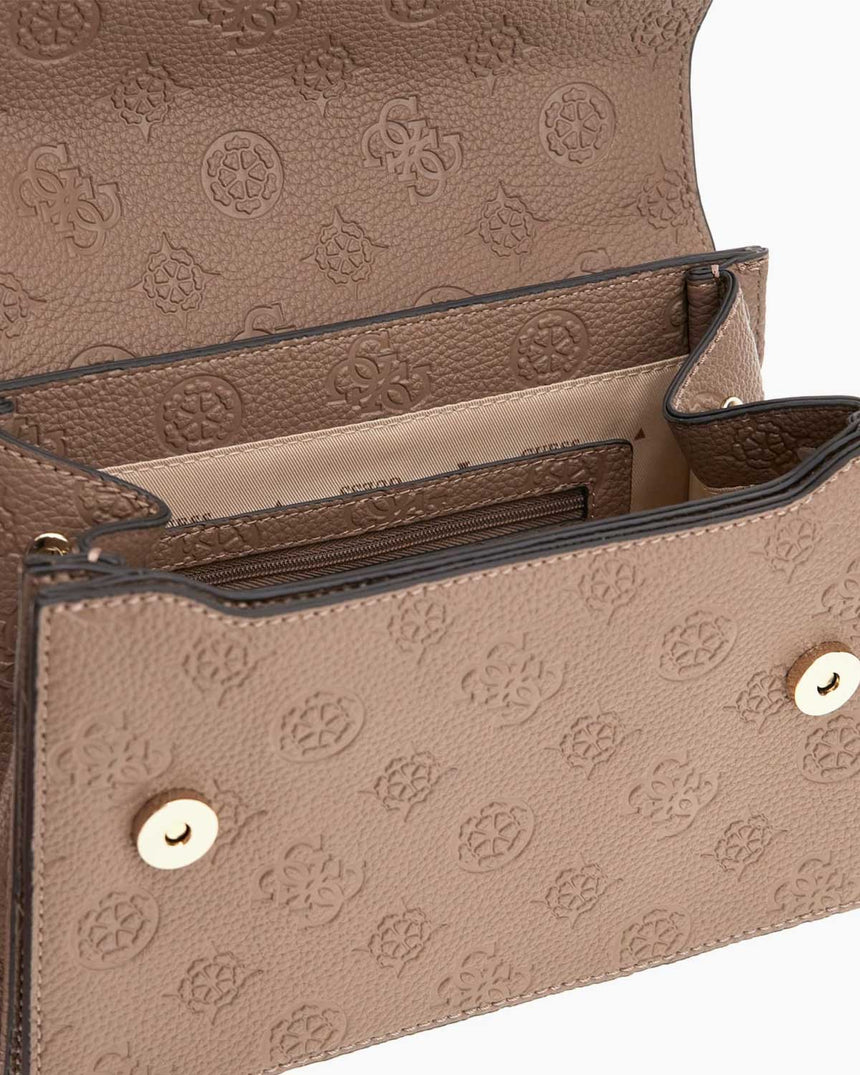 Guess Cresidia II Kadın Omuz Çantası Dark Oak