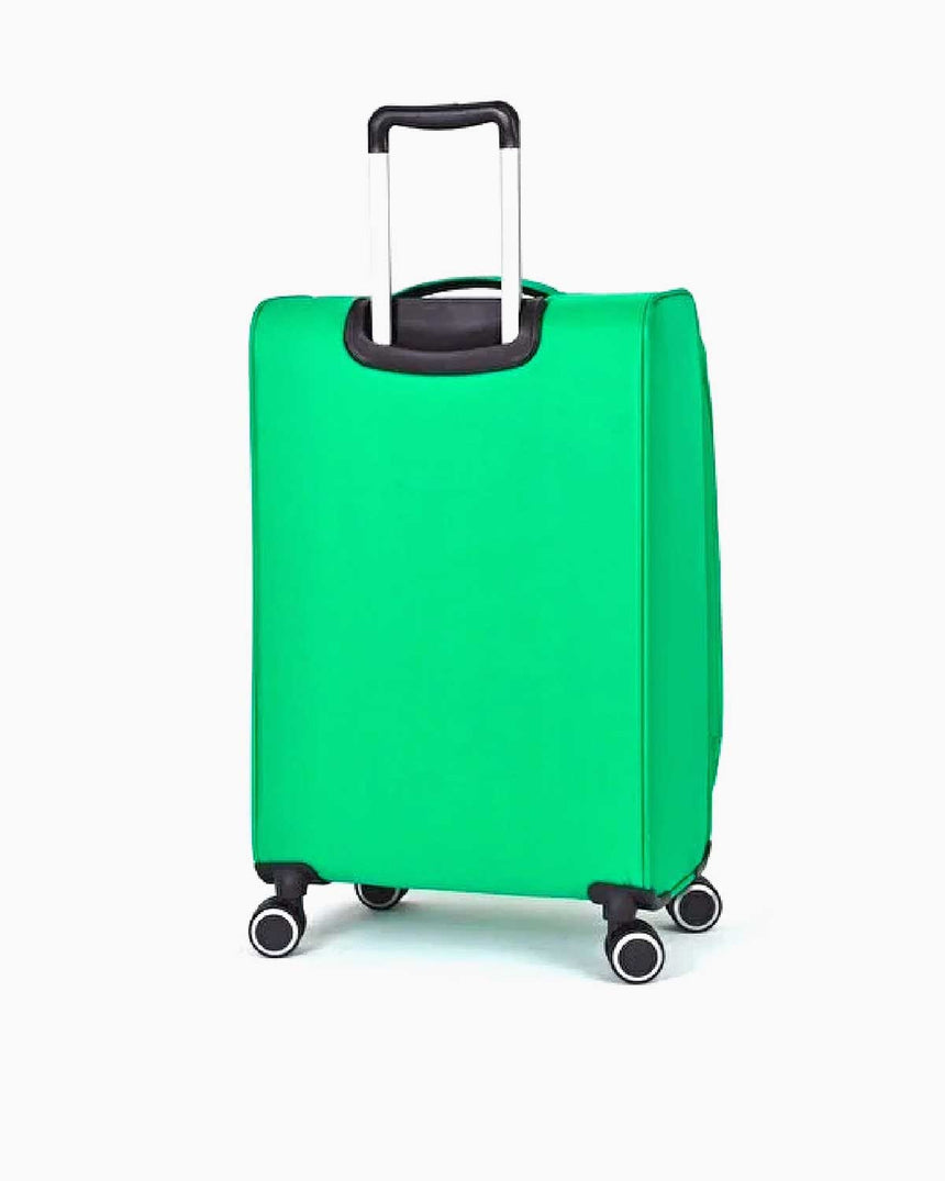 Benetton Logo Detaylı Orta Boy Kumaş Valiz