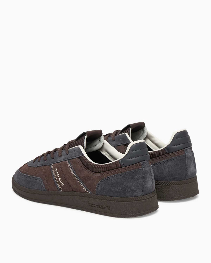 Tommy Hilfiger The Greenwich Edge Suede Erkek Sneaker Washed Black