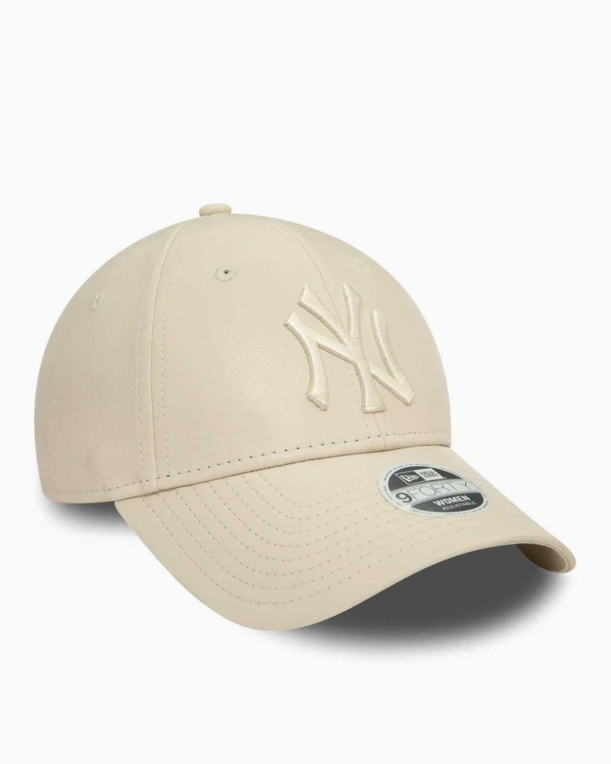 New Era Wmns Pu 940 Forty NY Şapka Bej
