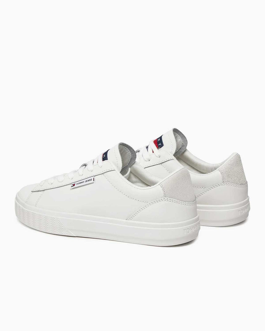 Tommy Hilfiger Cupsole Low Top Sneakers Ecru