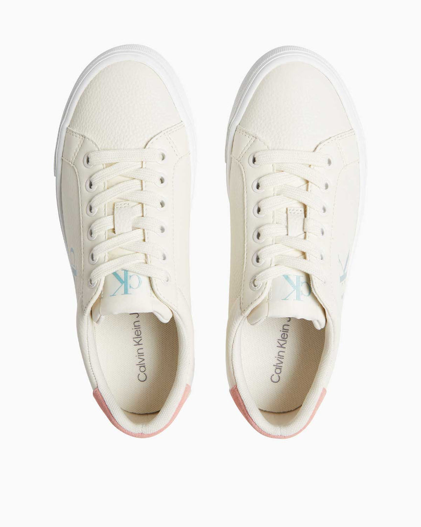 Calvin Klein Bold Flatform Sneaker Creamy White/Rose Tan/Blue Surf