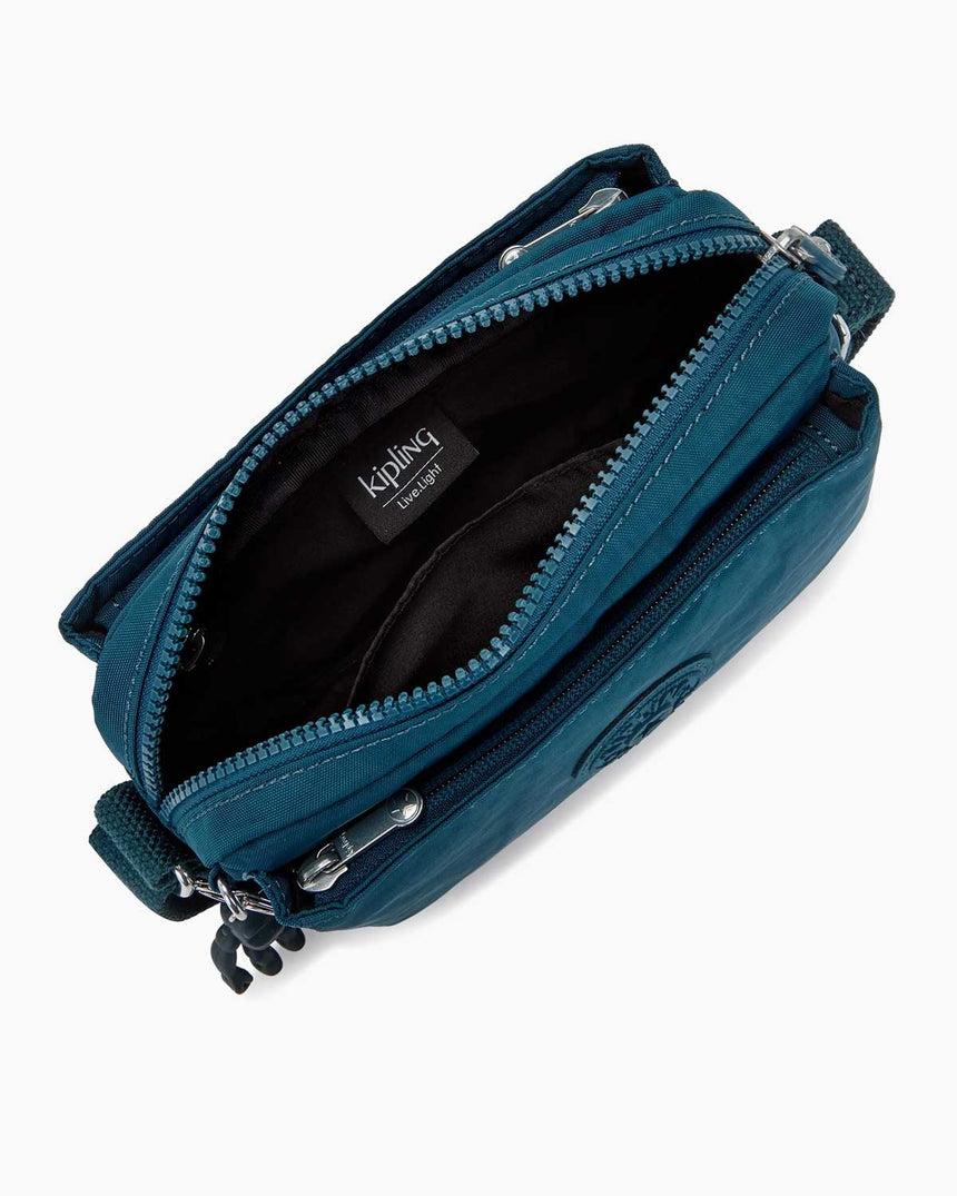 Kipling Abanu M Çapraz Askılı Kadın Çantası Cosmic Emerald