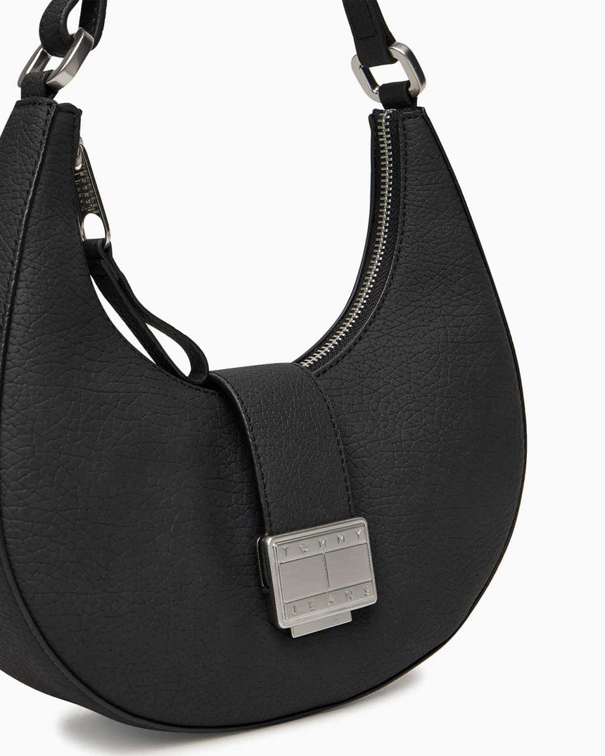 Tommy Hilfiger Sıkıştırılmış Omuz Çantası Black