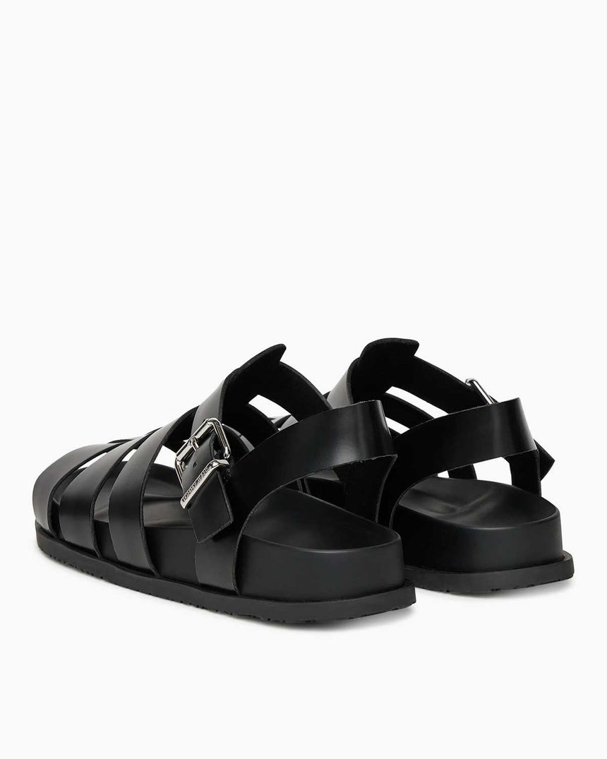 Tommy Hilfiger Bindi Patentli Kadın Balıkçı Sandalet Black