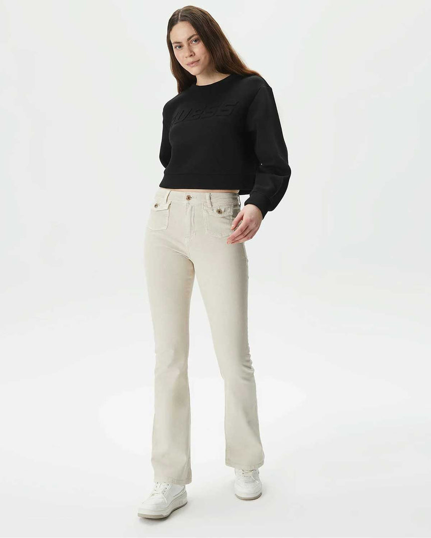 Guess Cindra Kabartma Logolu Sweatshirt