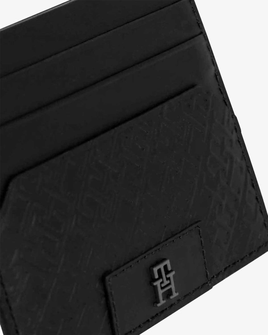 Tommy Hilfiger Monogram Folded Cardholder Kartlık Black