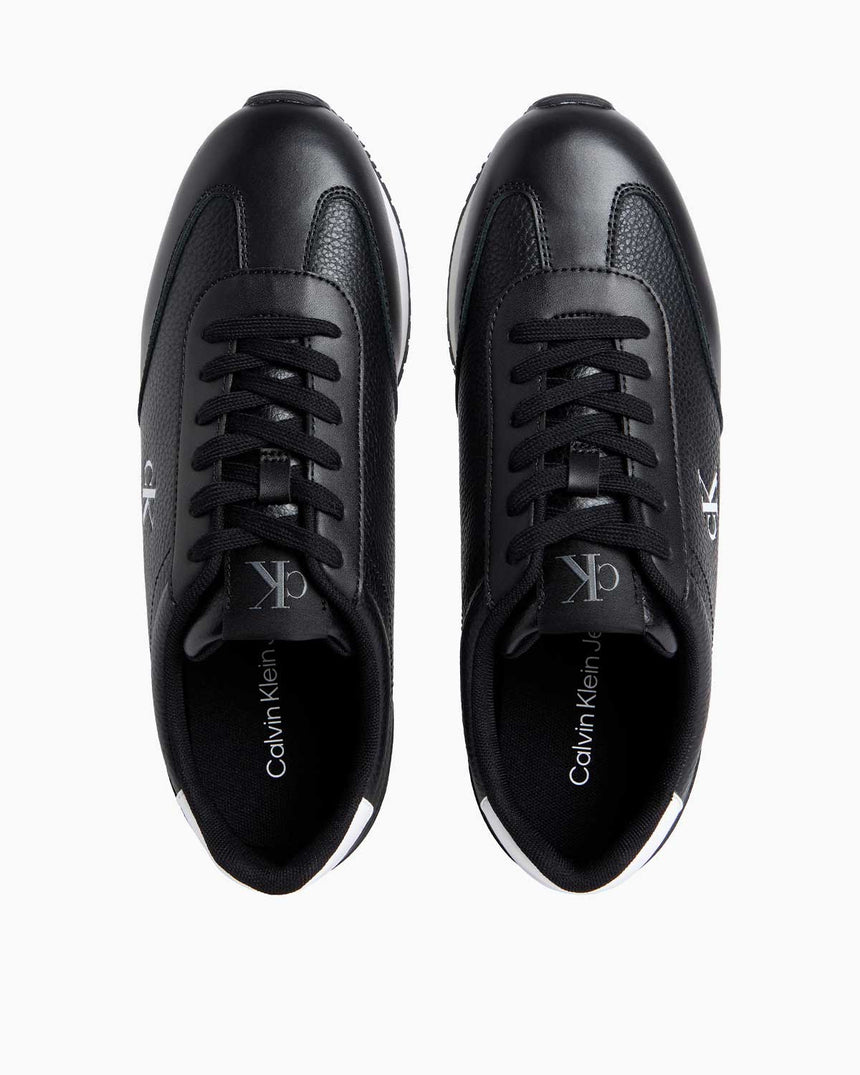 Calvin Klein Runner Lace Up Sneaker Black/Bright White