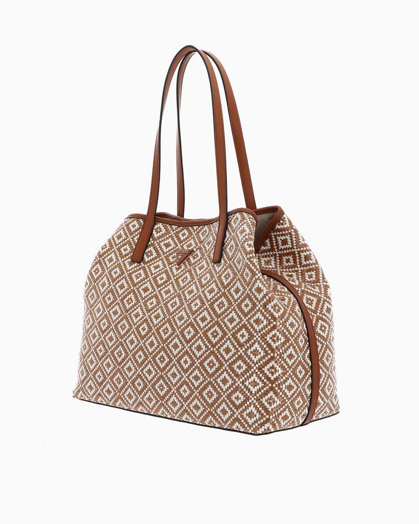 Guess Vikky Large Toto Omuz Çantası Cognac