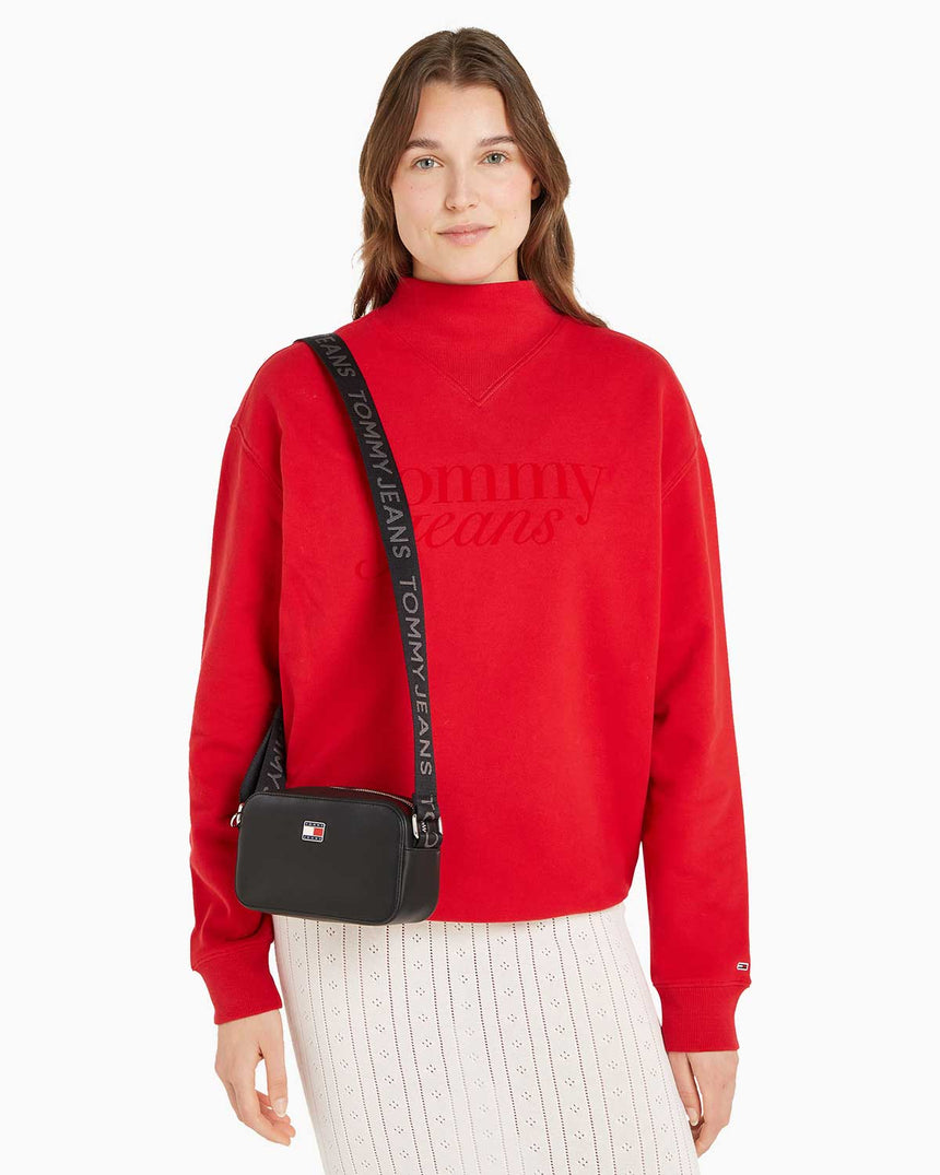 Tommy Hilfiger Daily Elevated Kalın Askılı Çapraz Askılı Çanta Black