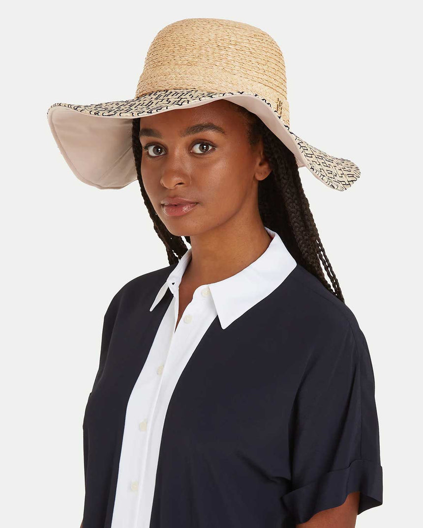 Tommy Hilfiger Beach Summer Logolu Şapka Beige