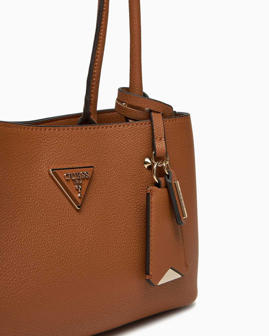 Guess Emiliya Girlfriend Aksesuarlı Omuz Çantası Cognac