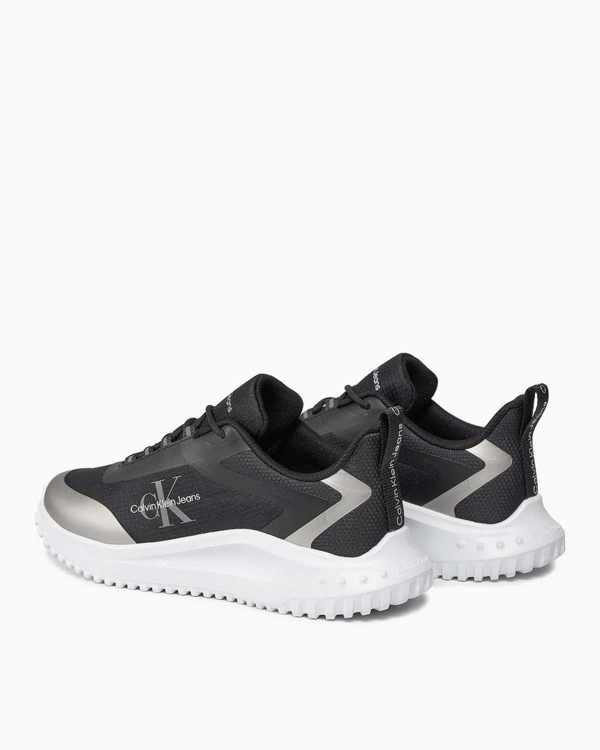 Calvin Klein Eva Runner Low Lace Mix Sneakers Black/Silver