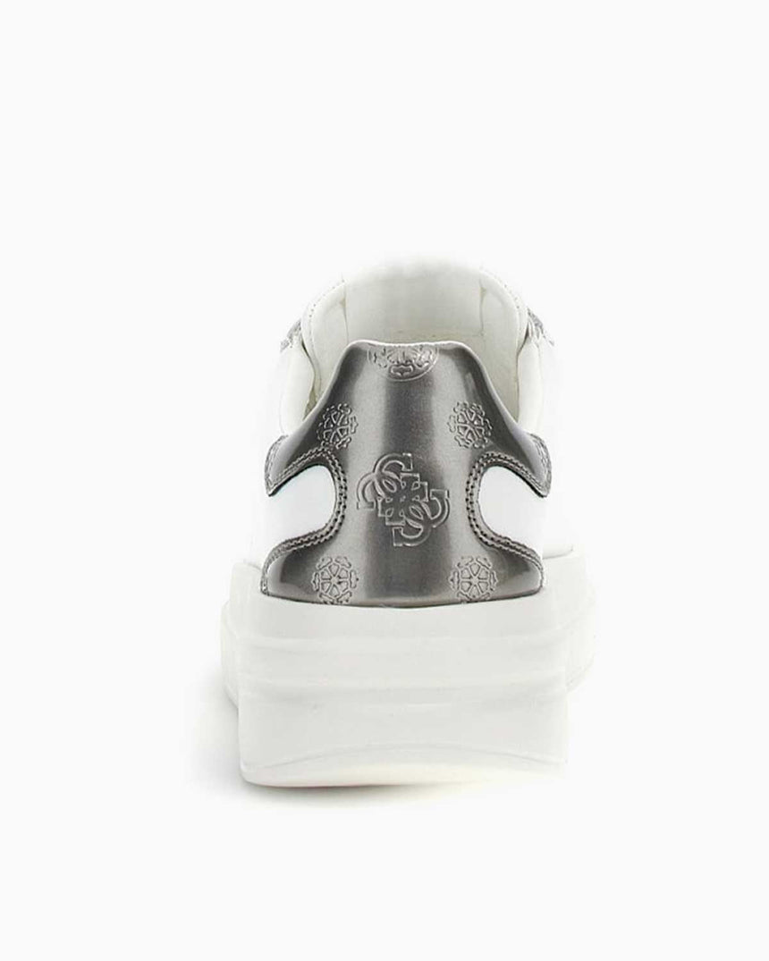 Guess Elbina Sneaker White Gunmetal