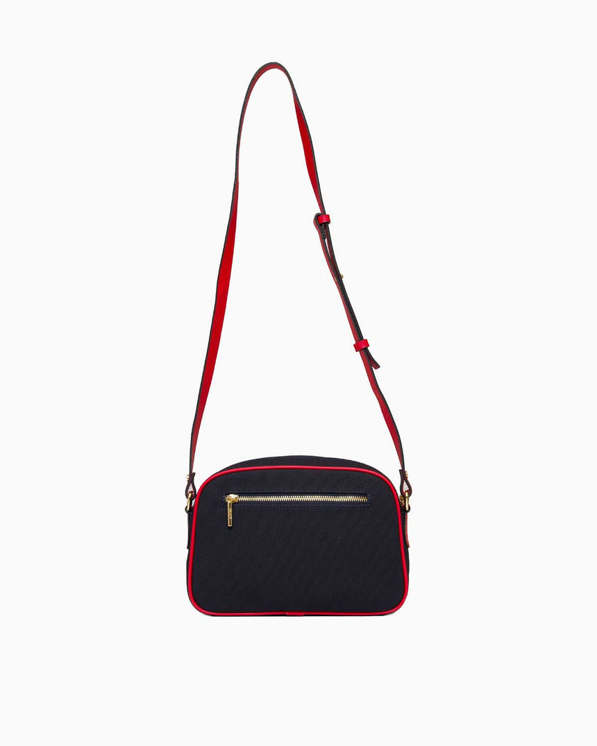 Us Polo Assn Logolu Çapraz Askılı Çanta Lacivert - Kırmızı - Beyaz