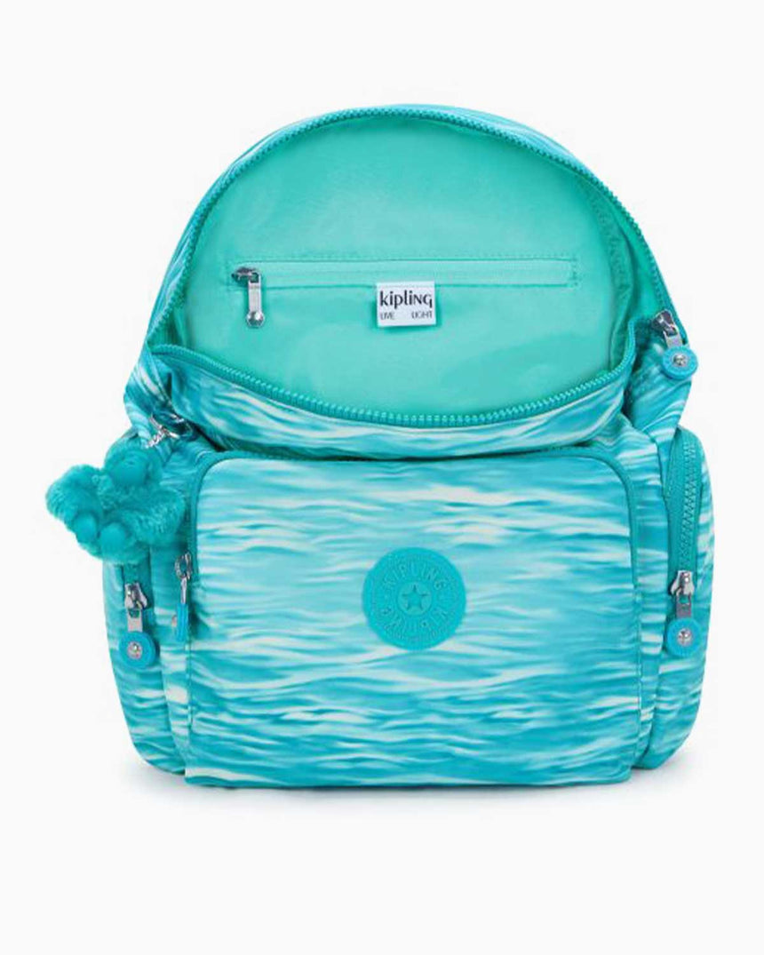 Kipling City Pack Zip Basic Sırt Çantası Aqua Pool