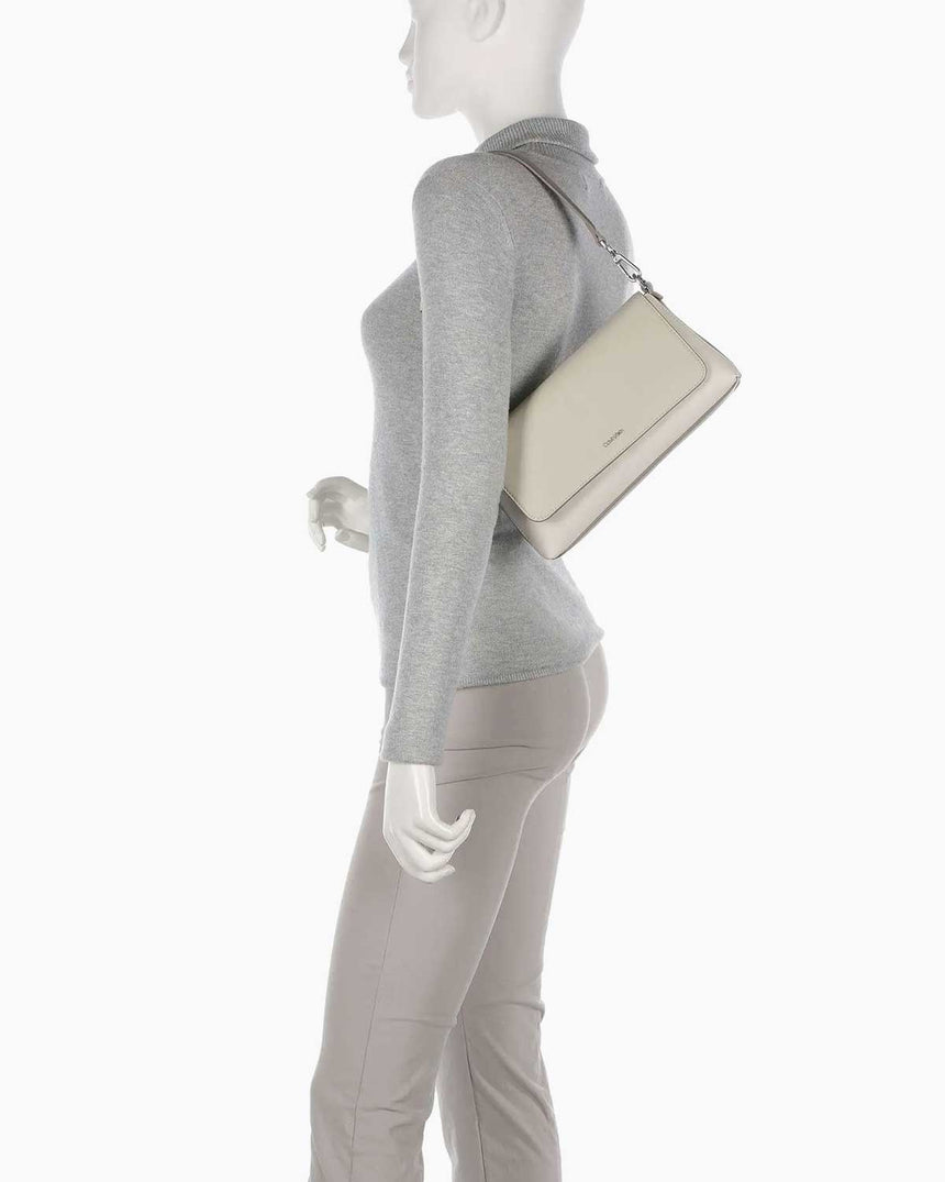 Calvin Klein Must Shoulder Omuz Çantası Dk Ecru/ Stony Beige/ Medium Taupe