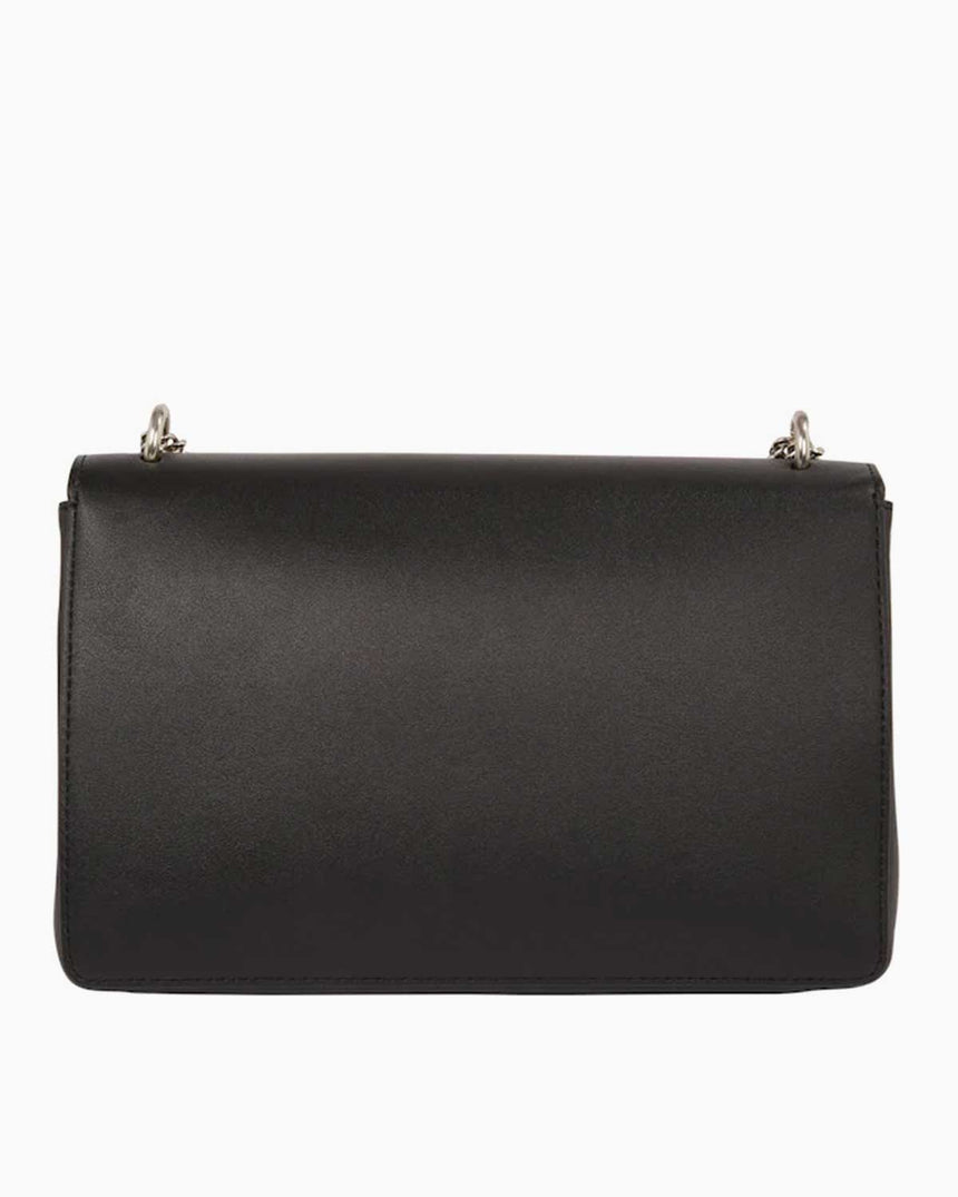 Calvin Klein Sculpted Flap Zincir Detaylı Çapraz Askılı Çanta Black