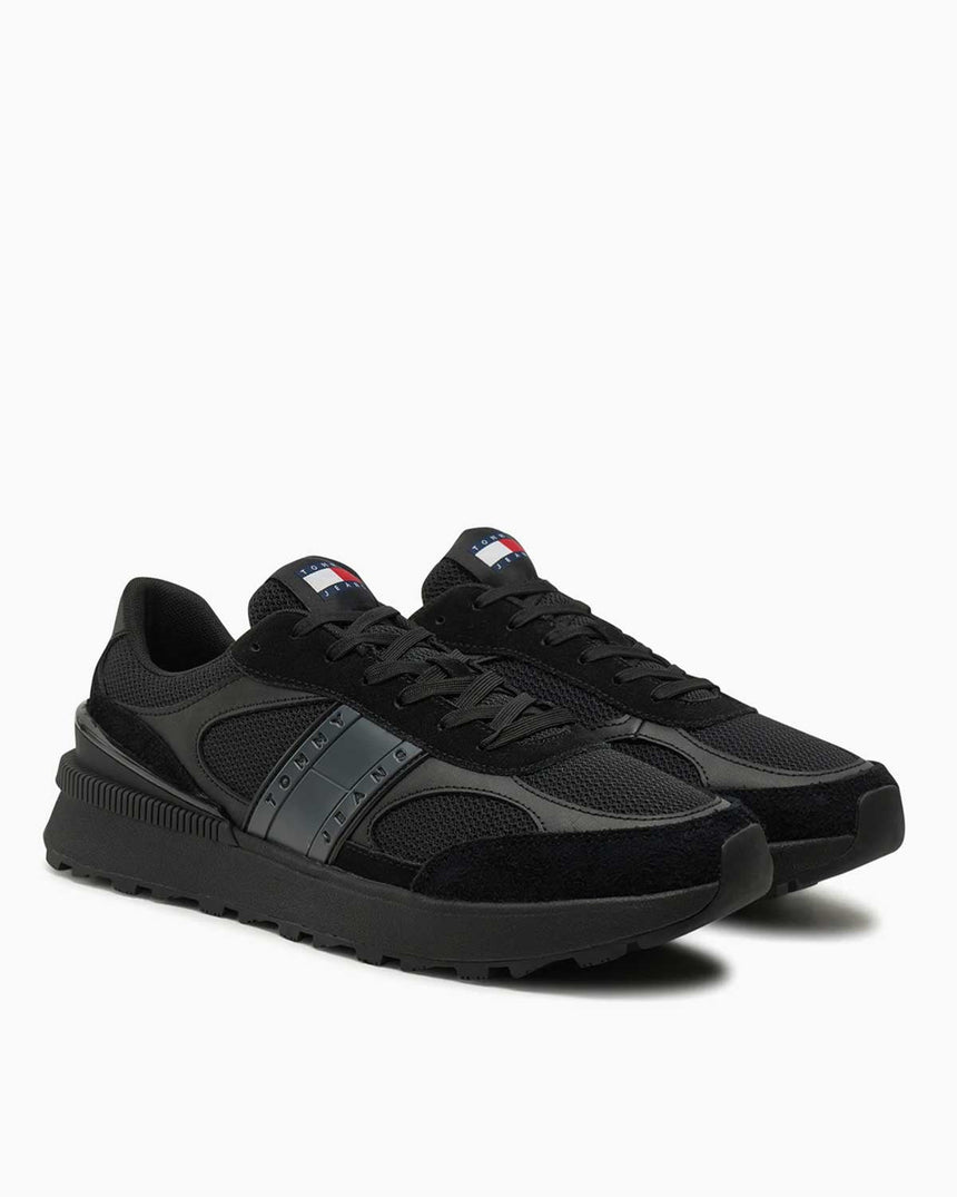 Tommy Hilfiger Tjm Techinal Runner Erkek Sneaker Black