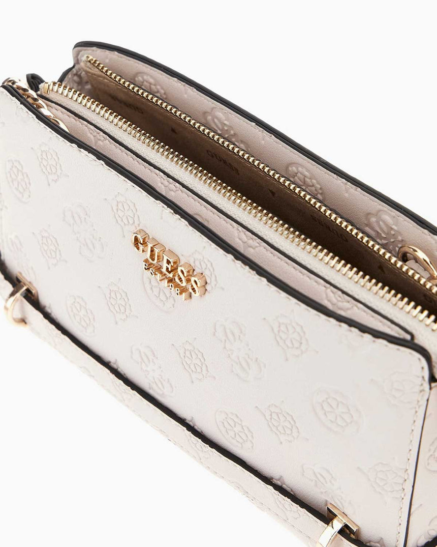 Guess Zarela Zincir Detaylı Çapraz Askılı Çanta Orange Fluo