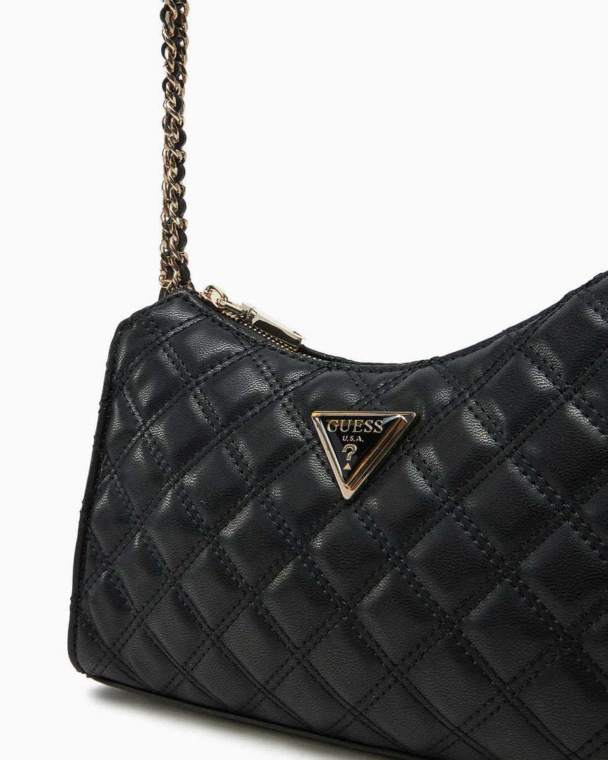 Guess Giully Zincir Detaylı Omuz Çantası Black