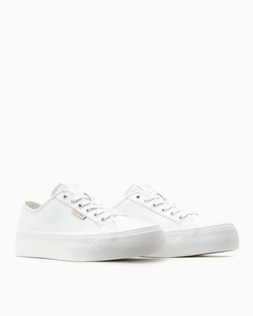 Calvin Klein Graz Flatform Taban Kadın Sneaker Bright White