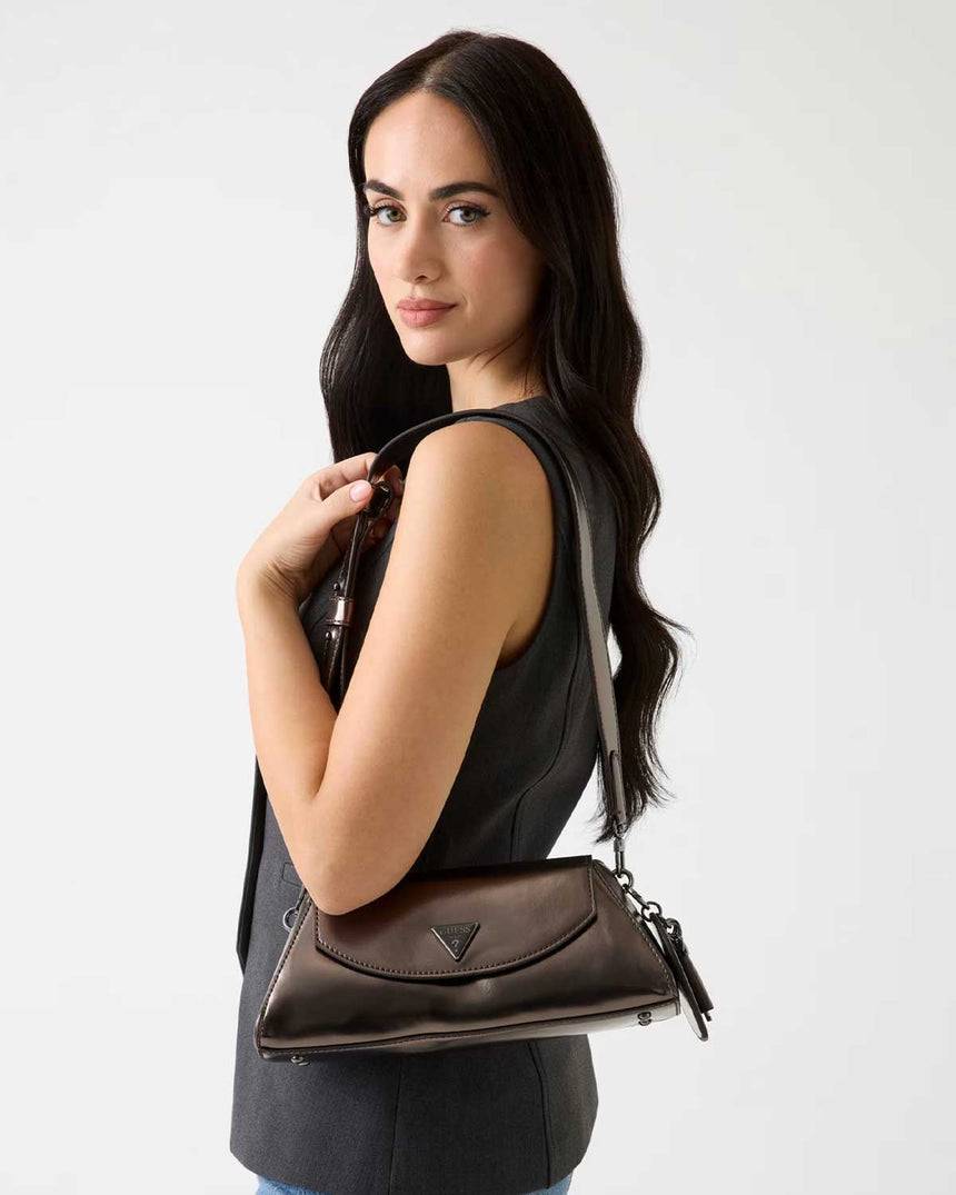 Guess Kamri Bolena Kadın Omuz Çantası Pewter