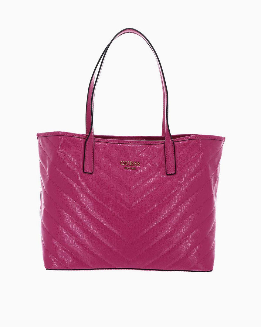Guess Vikky Tote Omuz Çantası Fuchsia