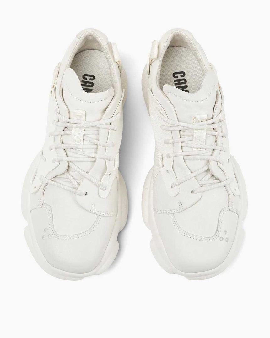 Camper Hakiki Deri Süet Karst Kadın Sneakers Beyaz