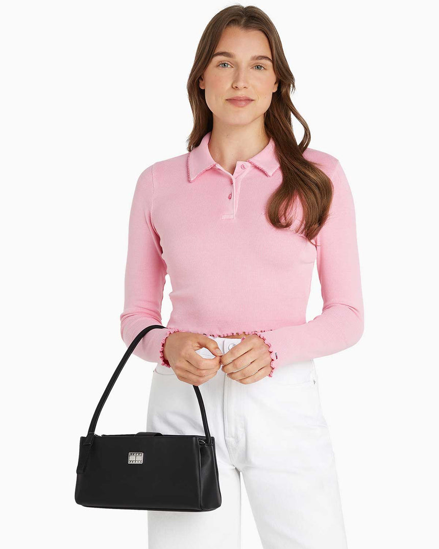 Tommy Hilfiger American Cool Omuz Çantası Black