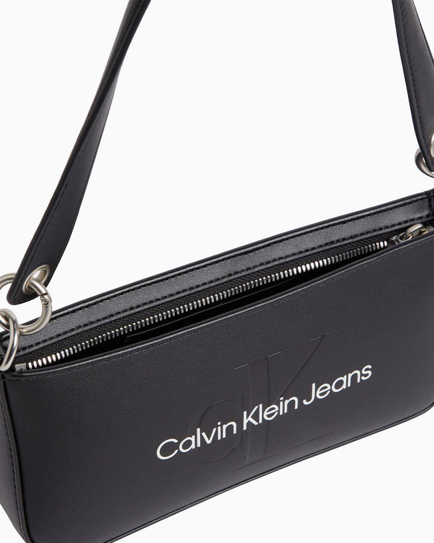 Calvin Klein Sculpted Shoulder Bag Omuz Çantası Black/Neutral