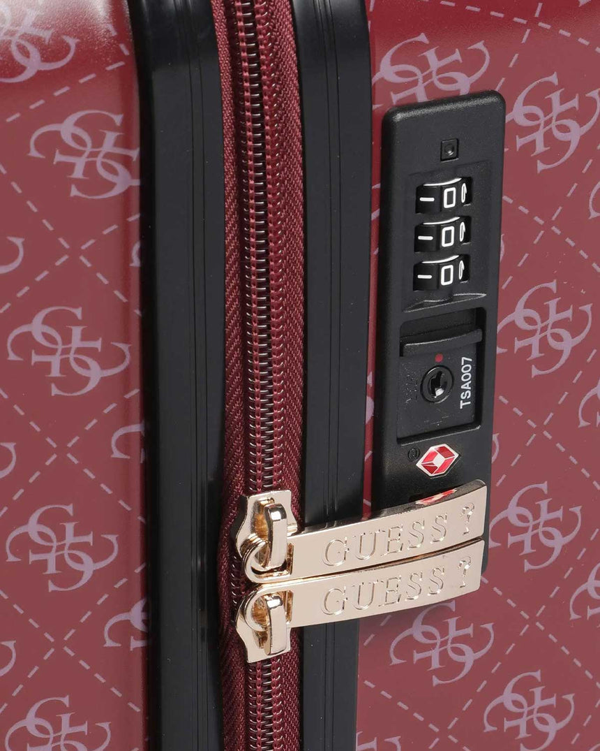 Guess Jescop 18 In 8-Wheeler Kabin Boy Valiz Claret