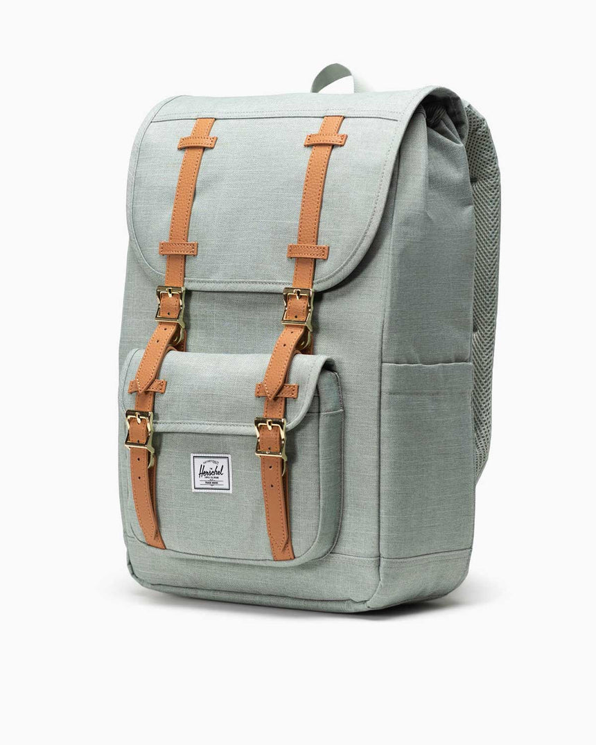Herschel Little America Midi Backpack Sırt Çantası Iceberg Green Crosshatch